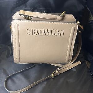 Steve Madden Beige Crossbody Bag